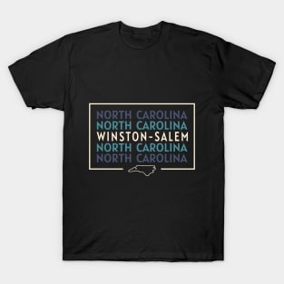 Winston-Salem NC Geometric Repeater T-Shirt